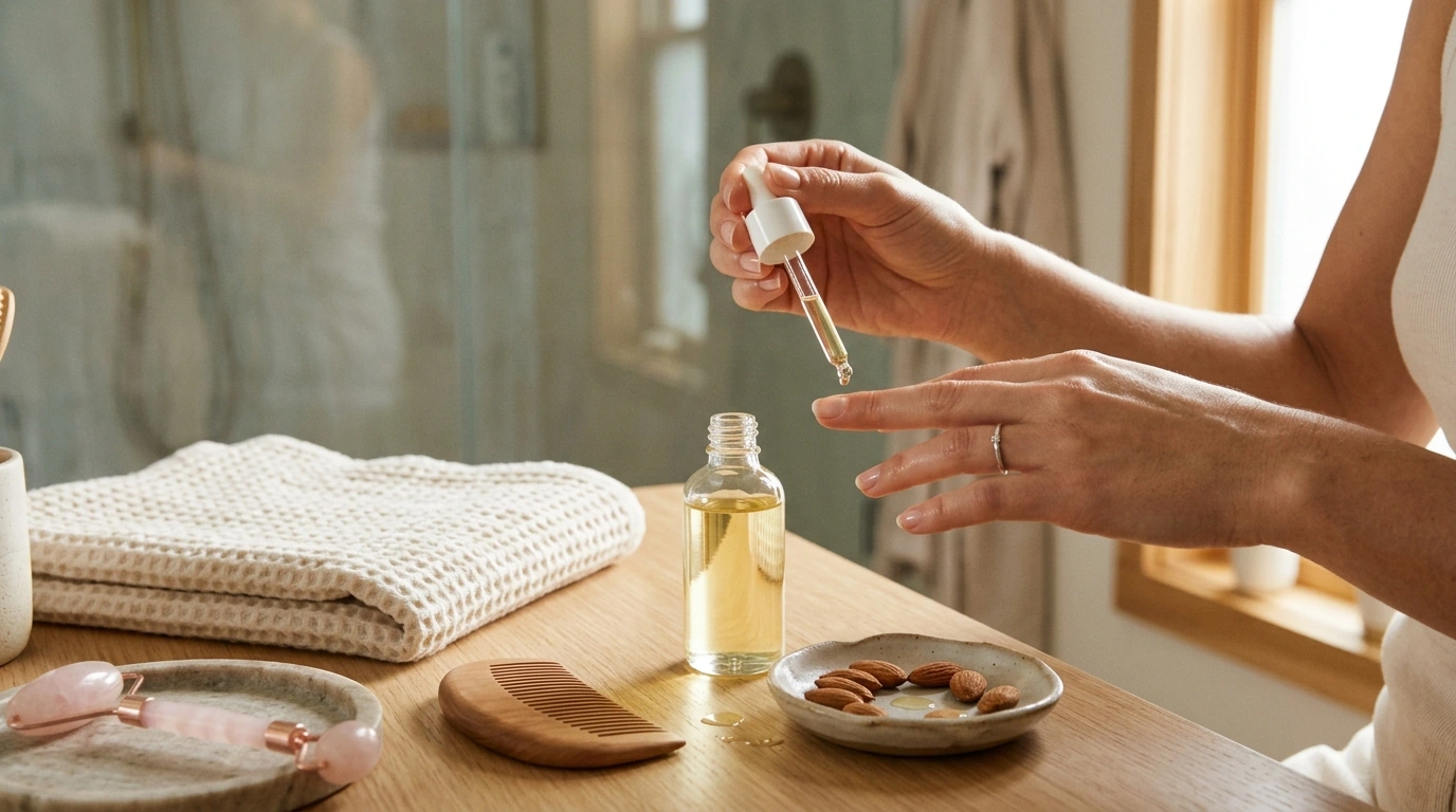 Almond Oil Rituals: 7-Day Plan for Skin, Hair & Nails