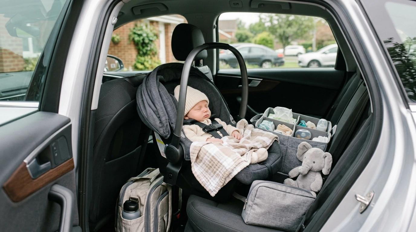 Calmer Baby Car Rides: Road-Ready 3-in-1 Toolkit
