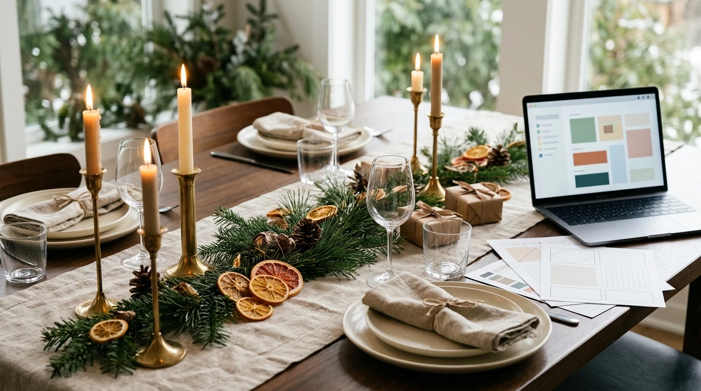 Cozy Winter Tablescape Plan: Warm & Welcoming Table Kit