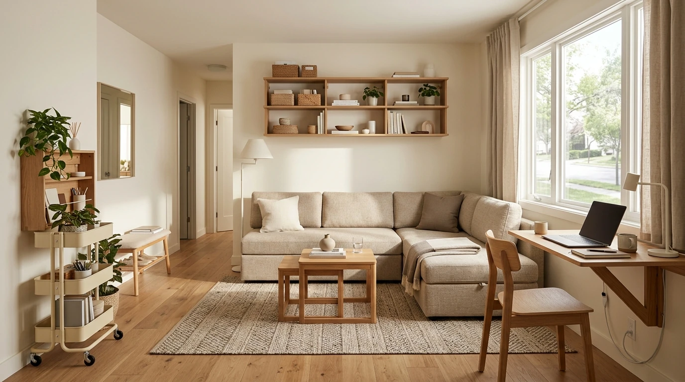 Flexible Living Spaces: 10-in-1 Room Setup System