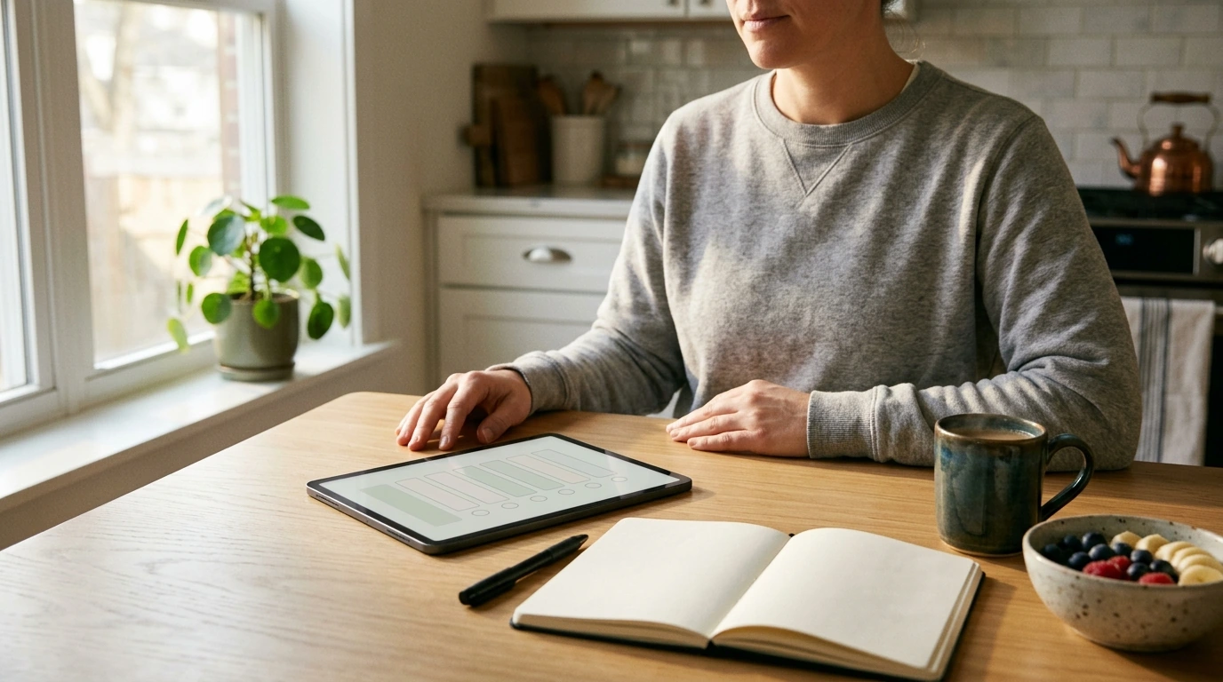 7-Minute AI Positivity Checklist for Calm Mornings