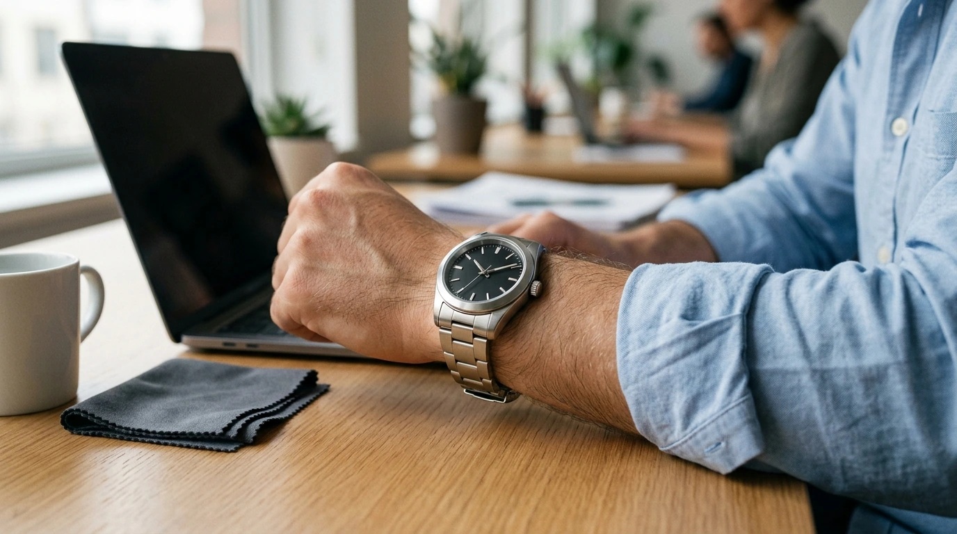 Everyday Stainless Steel Wristwatch: Fit, Care, Style
