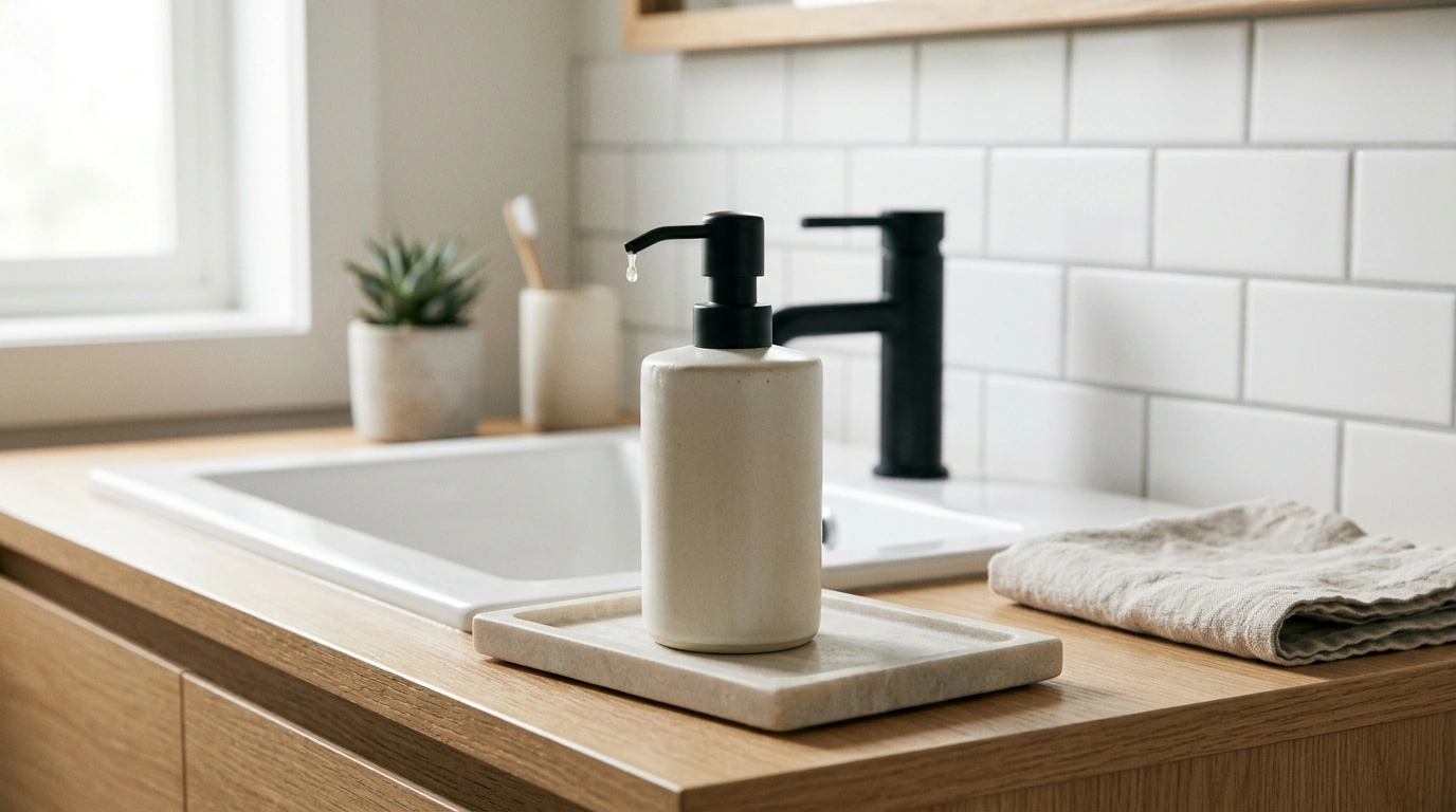 Nordic 300mL Ceramic Dispenser for Soap or Sanitizer