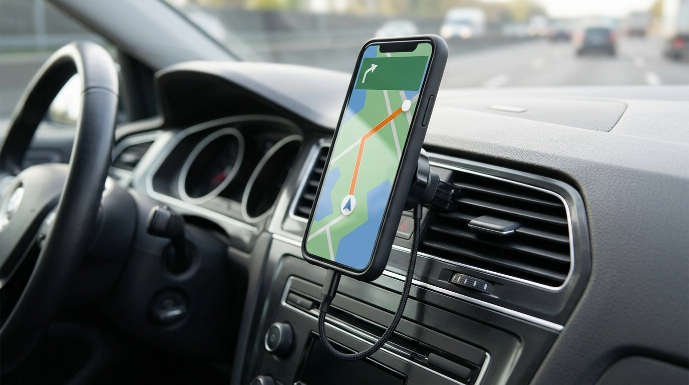 Universal Air Vent Phone Holder: iPhone & Samsung Fit